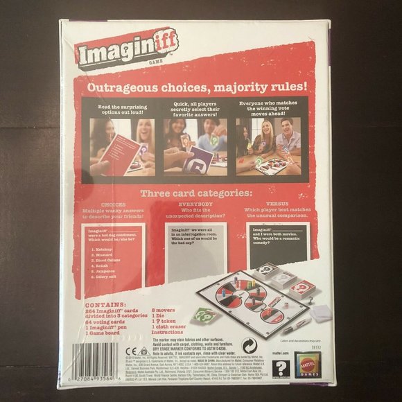 Imaginiff Board Game by Mattel 3-8 Players Ages 14 - Picture 4 of 4